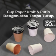 Plain Paper cup 8 Oz / 80z coffee Paper cup 240ml heat-resistant coffee tea cup