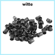 WITTE 50PCS Diode Holder, Nylon Material Black LED Holder, Durable 8/10mm Light Bulb Holder Low Volt