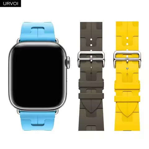 URVOI Kilim Single Tour for Apple Watch ultra 3 2 band Series 11 10 9 8 7 Molded rubber strap for iW