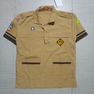 Preloved short-sleeved scout uniform brand/BZ 112