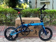 又順利交收一部 黑藍色 2023 最新款 頭柱內摺版 DAHON K3 PLUS 9速 16吋 碟剎 鋁合金 折叠車