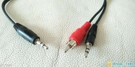 全新 紅色線 音頻線 喇叭線 音響線 對錄線 AUX CABLE 100CM