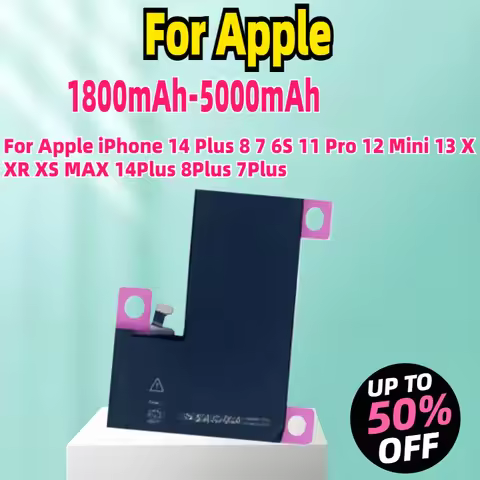 Battery For Apple iPhone 14 Plus 8 7 6S 11 Pro 12 Mini 13 X XR XS MAX 14Plus 8Plus 7Plus Replacement