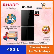 (FREE SHIPPING+INSTALL KL SEL) Sharp Avance Refrigerator 4 Doors SJF489GK/SJF489GW (480 L) SJF921VGK