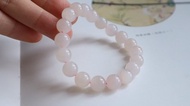 10mm天然和闐玉/和田玉-青海漸變藕粉玉 設計單圈手串