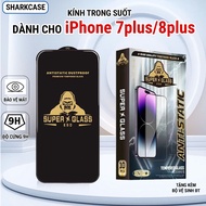 Premium transparent tempered glass for iPhone 7 plus / 8 plus ip phone screen protector