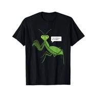 Funny Crew Neck Mens-Shirt Funny Atheist Shirt Praying Mantis Bug Religion Shirt Mens-Shirt