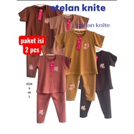 Knit suit contains 2 pcs