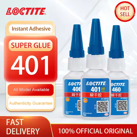 100% Original Loctite 401 403 406 480 460 415 435 454 495 498 Instant Adhesive 20g Strong Super Glue