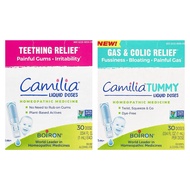 Boiron Camilia®, Teething Relief, Camilia Tummy, Liquid Doses, 1 Month +, 30 Doses