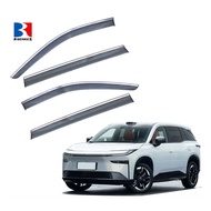 premium-Car Window Visor for Toyota BZ3X 2025 Wind Deflectors Weather Shields Rain Guards Car Exteri