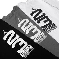 Air Jordan 飛人喬登夏款 短袖T恤男女情侶款 黑色 白色 水泥灰 碼數 M L XL XXL