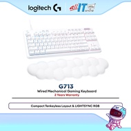 Logitech G713 Wired Mechanical Gaming Keyboard - Compact Tenkeyless Layout, Double-Shot PBT Keycaps 