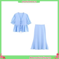 Dear Lyla Thea Ribbon Peplum Top (Pink)