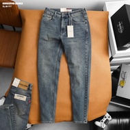 Heboz men's slim plain jeans D002, high quality men's denim pants - 00002948