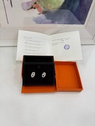 🔗Hermes Roulis Farandole 18K Earrings Code of year 2022 愛馬仕 豬鼻子Farandole耳釘 滿鑽 18K白金 耳環 22年編碼