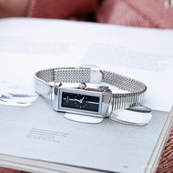 fossil watch Eve De Uomo Lin2024New Simple Elegant Strip Niche Women's Watch Graceful and Petite Steel Belt Quartz Wrist