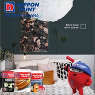NIPPON 5 LITER N2044A BLACK SWAN INTERIOR EXTERIOR WALL PAINT/WOOD METAL/CAT DINDING LUAR DALAM KAYU