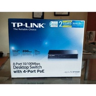 Tp-link TL-SF1008P 8Port Desktop Switch With 4port PoE