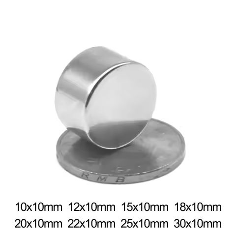 20x10mm Powerful Magnets Strong Round Magnets for Fridge, DIY, Building, Scientific 22x10 10*10 12*1