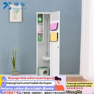 Get 7% coupon+gift】ng Cabinet Cleaning Cabinet Sanitary Cabinet Steel Mop Broom Storage Cabinet Stai