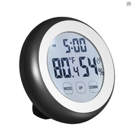 °C/°F Digital Thermometer Hygrometer Temperature Humidity Meter Alarm Clock Touch Key with Backlight  Tolo4.03