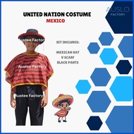 ◳ ✔ ✗ Auslofactory Costume for United Nation Event Boy Costume Mexico