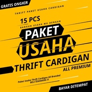 Terbaru Paket Usaha Thrift 15Pcs Cardigan Branded Preloved Premium