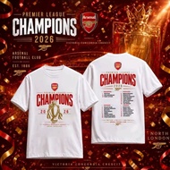Arsenal Premier League champions T-shirt Arsenal 2026 Men's English League Champion T-shirt PremiumW