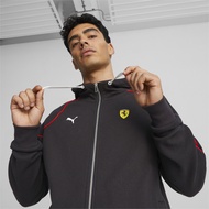 PUMA AUTO - เสื้อฮู้ดผู้ชาย Scuderia Ferrari Race แขนยาว สีดำ - APP - 53816401