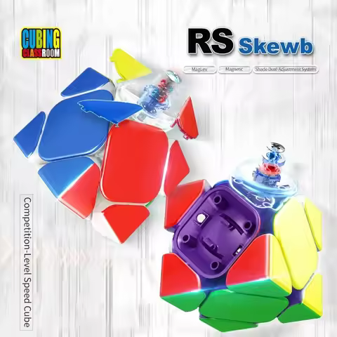 MOYU RS M Skewbed Magnetic Magic Speed Cube Professional Fidget Toys Moyu RSM Skewb Cube Cubo Magico
