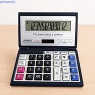 GIOVANNIY Folding Flip Calculator, Foldable Portable Solar Calculator, Durable Large Screen Multifun