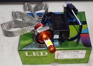 BMA Bóng đèn Led xe máy chân HS1 Bóng đèn Led chân H4 - Điện máy 12v AC hoặc điện bình 12v DC