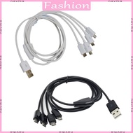 NAV Convenient 4 in 1 USB Male to Micro USB Male Micro USB Multi Charging Cable 100cm 39 37in Total 
