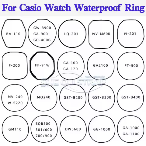 GA-2100 DW-5600 GA110 Waterproof Ring For Casio Watch Rear Cover Bottom Cover Waterproof Sealing Rin