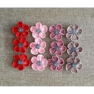 bunga 3D tampal sakura 2.5cm 5pc / 3D flower 5pc
