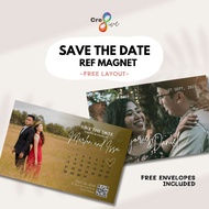 Save The Date Ref Magnet | Cre8ive | for Wedding, Debut, Birthday