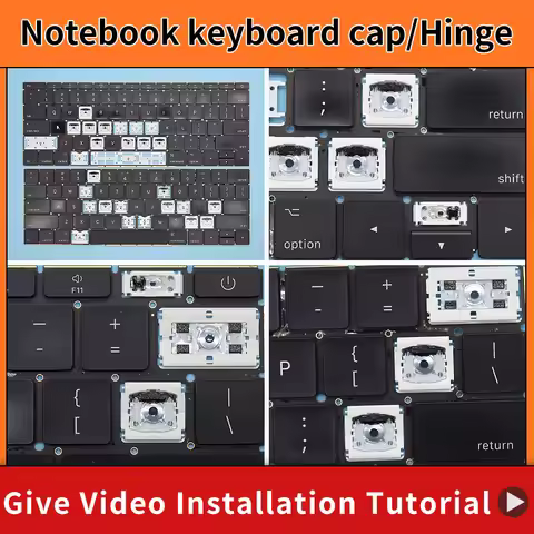 Replacement Keycap Key cap &Scissor Clip&Hinge For Macbook Pro A1706 A1707 2016-2017 Year A1708 A153