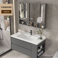 ‍🚢Toilet Side Storage Integrated Ceramic Basin Bathroom Cabinet Wash Basin Cabinet Combination Toilet Washstand Smart Mi