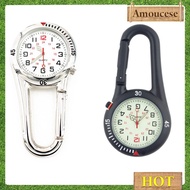 Backpack Fob Belt Watch Clip on Multi-Function Digital Carabiner Watch Luminous Face FOB Watch For H