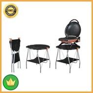 HITAM Asiap O-Grill Folding Grill Table - Black