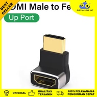 HDTV Adapter 2.1 Male to Female Aluminum 8K 60Hz Up Port Model - HZ-86 [Digital Zone JKT]