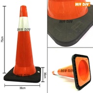 MYDIYSDNBHD - SAFETY CONE TRAFFIC CONE 30" MADE IN MALAYSIA