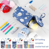 Crochet Kit Practical Beginner Crochet Kit with Storage Bag Complete Crochet Starter Kit Multifuncti