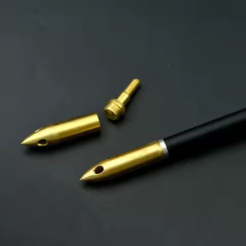 Copper Whistle Carbon Arrow Arrowhead F Screw Hunting Archery Arrow Field Hunting Arrow Heads Durabl