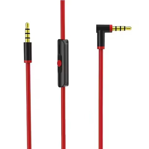Replacement Beats Audio Cable + Inline Remote/Microphone for Beats by Dr. Dre Headphone Solo 2/3 HD/