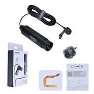 COMICA CVM-V02O XLR 48V Phantom Power Omnidirctional ไมโครโฟนสายคล้องคอLapel ไมโครโฟนสำหรับกล้อง Can