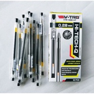 Vtro Hi-Tech 0.28 Hitec V-TRO (1 Pack/12 pcs) Gel Pen Meaning