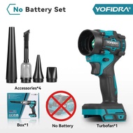 YOFIDRA 1200W 80000RPMเครื่องเป่าเจ็ตแบบไร้แปรงถ่าน & สุญญากาศ2-In-1ที่มีประสิทธิภาพเครื่องเป่าฝุ่นเ