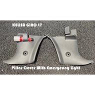 Car Emergency Light Perodua Kelisa Pillar Cover Set / Pillar Trim Cover / Lampu Kecemasan Pillar Baw